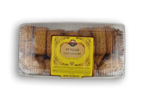 CRISPY Punjabi Gur Jaggery Cookies Biscuits 800 GMS